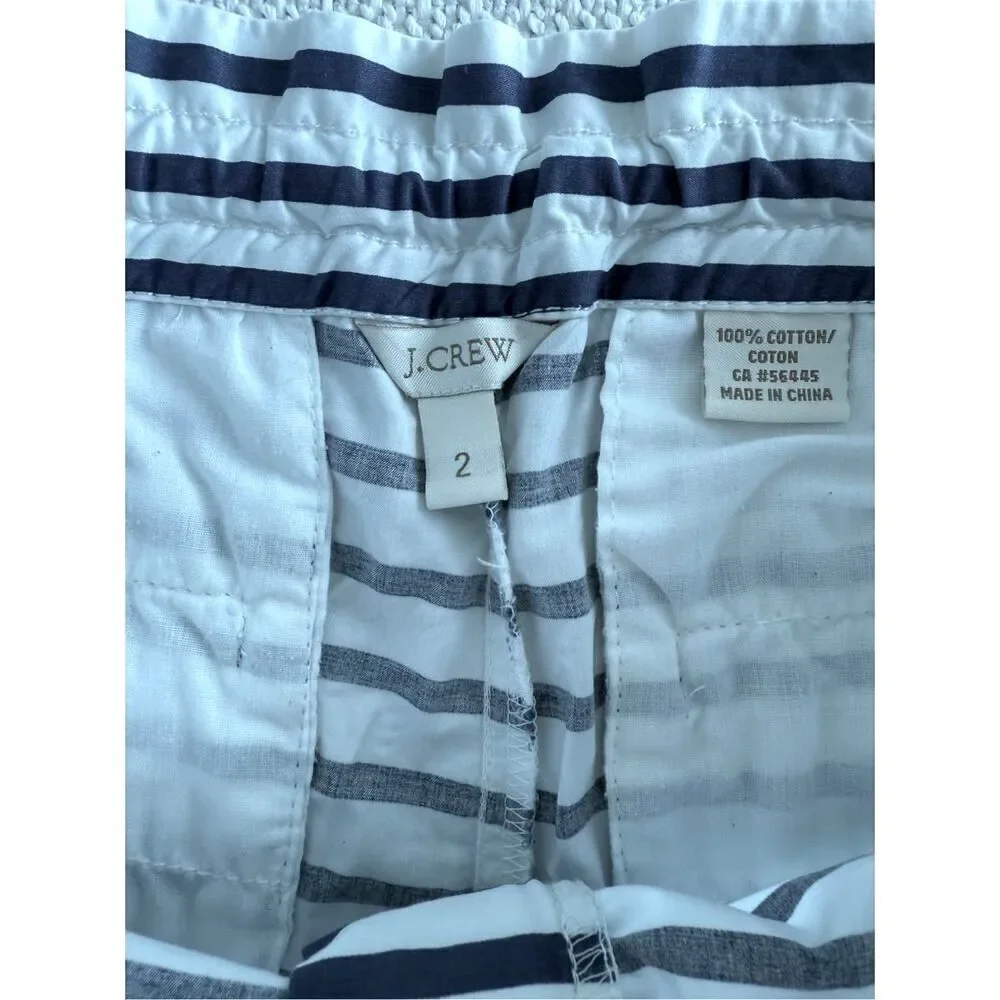 J.CREW Nautical Striped Swim Shorts – Fast-Drying & Classic